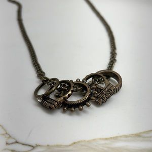5 ring necklace